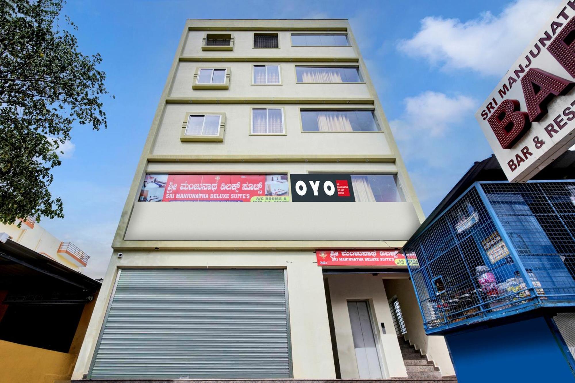 Hotel O Sri Manjunatha Deluxe Suites Bangalore Ngoại thất bức ảnh